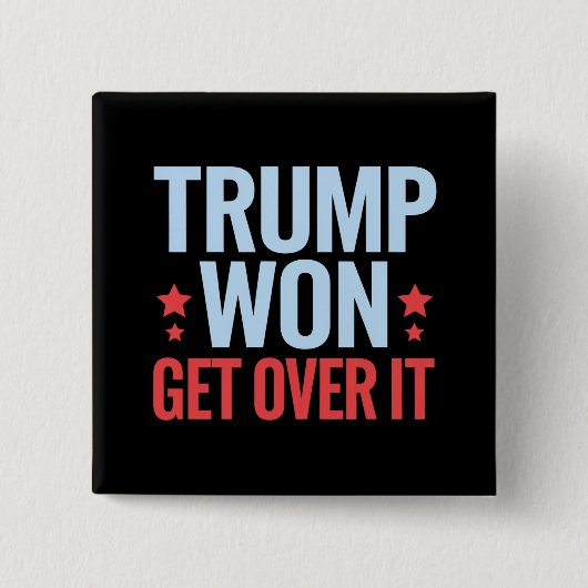Donald Trump gewinnt 2024 den Sieg Trumps Button (Vorderseite)
