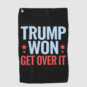 Donald Trump gewinnt 2024 den Sieg Trumps Golfhandtuch