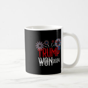 Donald Trump gewinnt 2024 Wahleinweihung Men Wo Kaffeetasse
