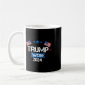 Donald Trump gewinnt 2024 Wahleinweihung Men Wo Kaffeetasse (Links)