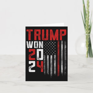 Donald Trump gewinnt 2024 Wahleinweihung Men Wo Karte