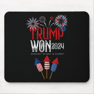 Donald Trump gewinnt 2024 Wahleinweihung Men Wo Mousepad