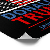 Donald Trump gewinnt 2024 Wahleinweihung Men Wo Poster (Ecke)