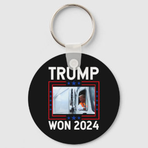 Donald Trump gewinnt 2024 Wahleinweihung Trump Schlüsselanhänger