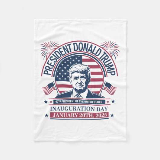 Donald Trump gewinnt 47. Präsident - 2024 Potus In Fleecedecke (Vorderseite)