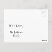 Donald Trump gewinnt Amtseid am 20. Januar Postkarte (Rückseite)