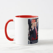 Donald Trump gewinnt Amtseid am 20. Januar Tasse (Links)
