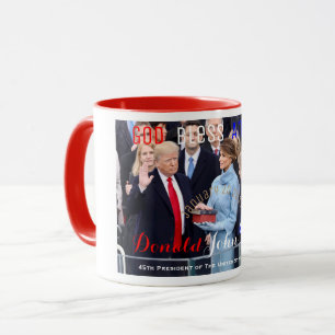 Donald Trump gewinnt Amtseid am 20. Januar Tasse