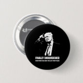 Donald Trump gewinnt - endlich unbelastet Button (Vorne & Hinten)
