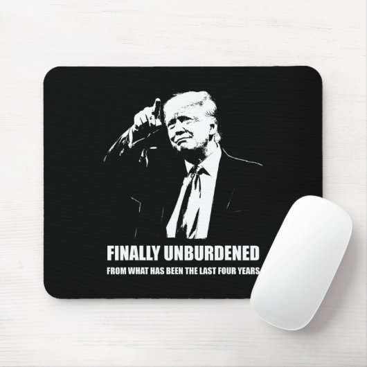Donald Trump gewinnt - endlich unbelastet Mousepad (Mit Mouse)