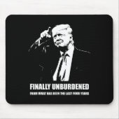 Donald Trump gewinnt - endlich unbelastet Mousepad (Vorne)