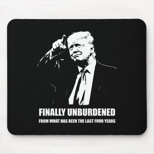 Donald Trump gewinnt - endlich unbelastet Mousepad (Vorne)