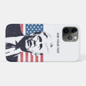 Donald Trump - Gewohnter Text| Blau Case-Mate iPhone Hülle (Rückseite (Horizontal))