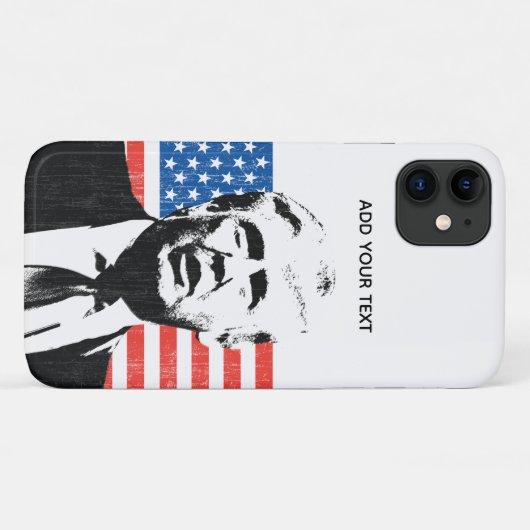 Donald Trump - Gewohnter Text Case-Mate iPhone Hülle (Rückseite (Horizontal))