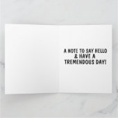 DONALD TRUMP GIANT HELLO CARD FÜR MAMA-KARTEN KARTE (Innenseite)