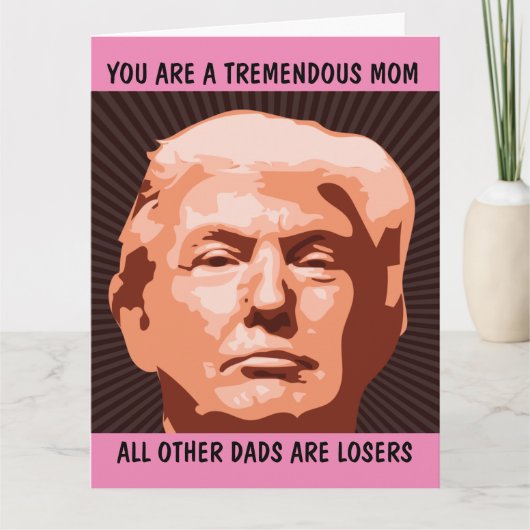DONALD TRUMP GIANT HELLO CARD FÜR MAMA-KARTEN KARTE (Vorderseite)