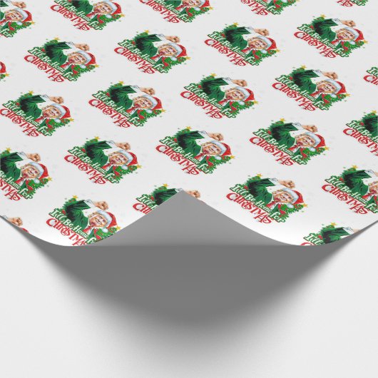 Donald Trump Gift Wrap Geschenkpapier (Ecke)