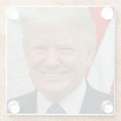Donald Trump Glasuntersetzer (Rückseite)