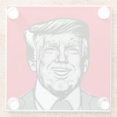 DONALD TRUMP GLASUNTERSETZER (Rückseite)