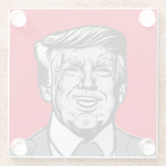 DONALD TRUMP GLASUNTERSETZER (Rückseite)