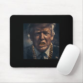 Donald Trump Gold Grillz Mousepad (Mit Mouse)