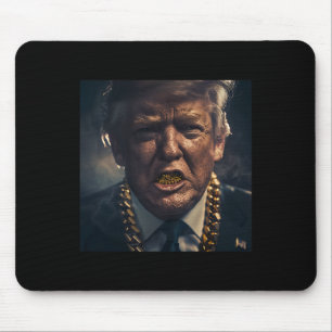 Donald Trump Gold Grillz Mousepad