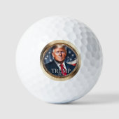 Donald Trump-Goldkampagne 2024 für Imitate Golfball (Vorderseite)