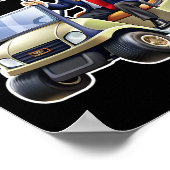 Donald Trump Golf Cart Poster (Ecke)