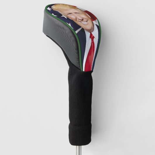 DONALD TRUMP GOLF TREIBERDECKUNG HEADCOVER (angewinkelt)