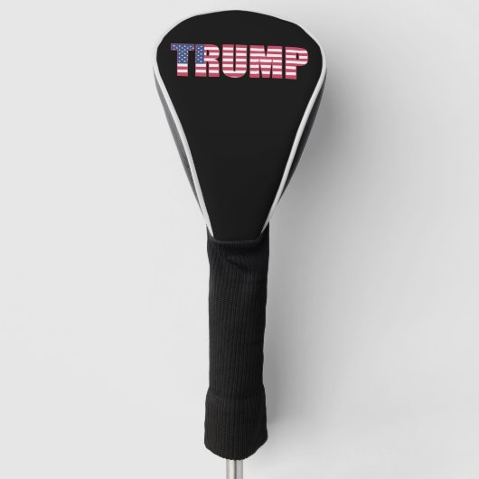 DONALD TRUMP GOLF TREIBERDECKUNG HEADCOVER (Vorderseite)