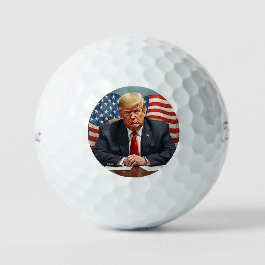 Donald Trump Golfball (Vorderseite)