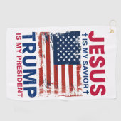 Donald Trump Golfhandtuch (Horizontal)