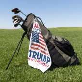 Donald Trump Golfhandtuch (Gras)