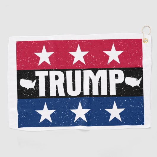 Donald Trump Golfhandtuch (Horizontal)