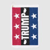 Donald Trump Golfhandtuch (Vorderseite)