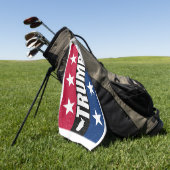 Donald Trump Golfhandtuch (Gras)