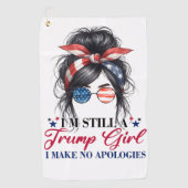 Donald Trump Golfhandtuch (Vorderseite)