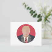Donald Trump Grafische Vertretung Postkarte (Stehend Vorderseite)