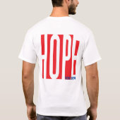 Donald Trump Graphic Mugshot Red Blue T - Shirt (Rückseite)