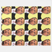 DONALD-TRUMP-GROSSER FLEECKET FLEECEDECKE (Vorderseite (Horizontal))