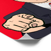 Donald Trump Gruß - Happy Birthday -.png Poster (Ecke)