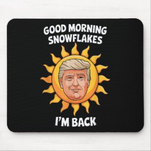 Donald Trump Gute Morgenschneeflocken Im Back 45 4 Mousepad