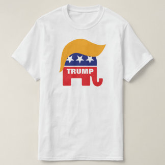 Donald Trump Hair GOP Elephant-Logo T-Shirt