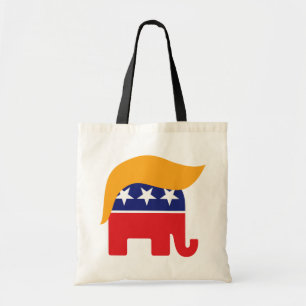 Donald Trump Hair GOP Elephant-Logo Tragetasche