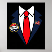 Donald Trump Halloween Costume Easy Last Minute Co Poster (Vorne)