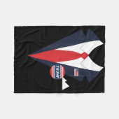 Donald Trump Halloween Costume Funny Kids Anzug Fleecedecke (Vorderseite (Horizontal))