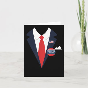 Donald Trump Halloween Costume Funny Kids Anzug Karte