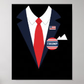 Donald Trump Halloween Costume Funny Kids Anzug Poster (Vorne)