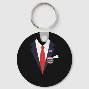 Donald Trump Halloween Costume Funny Kids Anzug Schlüsselanhänger