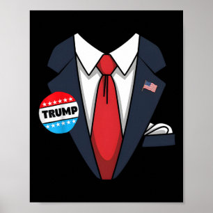 Donald Trump Halloween-Kostüm-Anzug für Kleinkinde Poster
